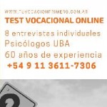 Test Orientación vocacional  online  en Villa Gesell, Pcia. Buenos Aires (Costa Atlántica)