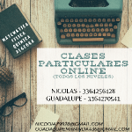 Clases Matematica, Fisica y Quimica Online en Mar del Plata, Pcia. Buenos Aires (Costa Atlántica)