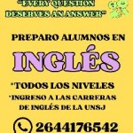 CLASES DE INGLÉS TODOS LOS NIVELES en San Juan, Pcia. San Juan