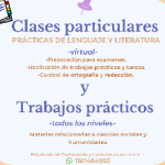 CLASES PARTICULARES DE LENGUA Y LITERATURA en Lomas de Zamora, Pcia. Buenos Aires (GBA Sur)