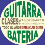 CLASES de GUITARRA y BATERIA (zona norte) en San Isidro, Pcia. Buenos Aires (GBA Norte)