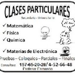 Clases Particulares  en Pcia. Córdoba