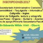 CURSOS Y CLASES DE APOYO  en Oberá, Pcia. Misiones