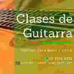 Clases de Guitarra en Zona Norte, Martínez en Vicente Lopez, Pcia. Buenos Aires (GBA Norte)