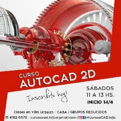 Clases de Autocad en Villa Urquiza en Villa Urquiza, Ciudad A. de Buenos Aires