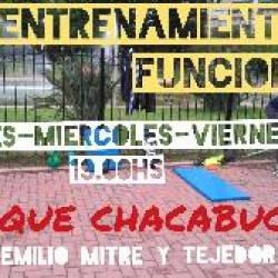 Entrenamiento en Parque Chacabuco en Tres de Febrero, Pcia. Buenos Aires (GBA Oeste)