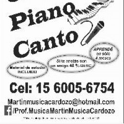 Clases de piano organo  tbn a domicilio!! en Almagro, Ciudad A. de Buenos Aires