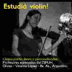 Clases de violín en zona norte GBA Olivos en Vicente Lopez, Pcia. Buenos Aires (GBA Norte)