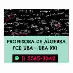 profesora de álgebra clases individuales en Quilmes, Pcia. Buenos Aires (GBA Sur)