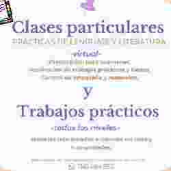 CLASES PARTICULARES DE LENGUA Y LITERATURA en Lomas de Zamora, Pcia. Buenos Aires (GBA Sur)