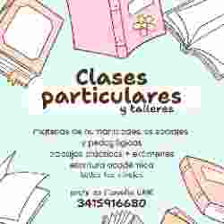 Clases de filosofía y ciencias sociales en Villa Gesell, Pcia. Buenos Aires (Costa Atlántica)