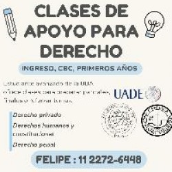 Clases para cbc e ingreso a Derecho en Villa Urquiza, Ciudad A. de Buenos Aires