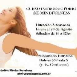Curso Introductorio de Mindfulness en Almagro, Ciudad A. de Buenos Aires